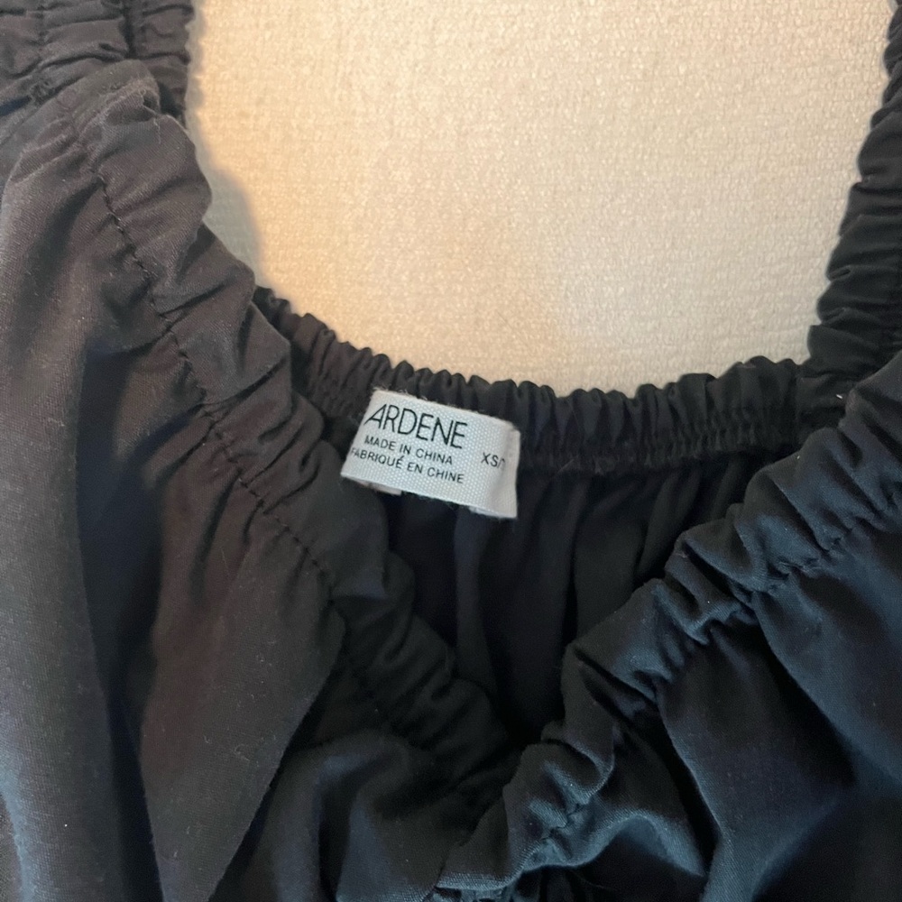 Chic Black Tiered Dress - Picture 5 of 6